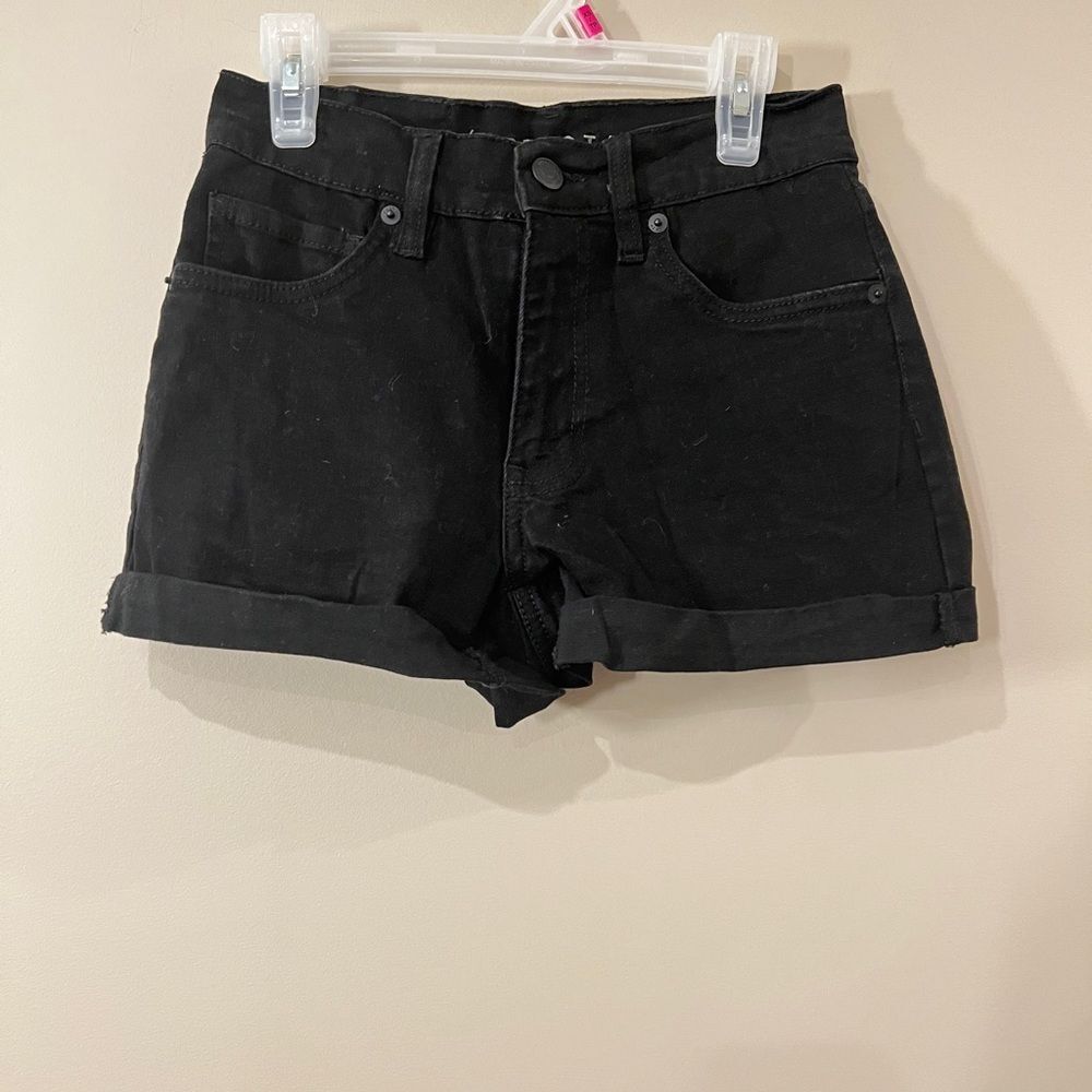 Aeropostale Black Jean Shorts
